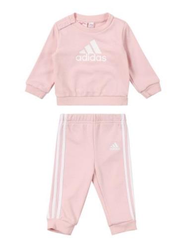 ADIDAS SPORTSWEAR Sportsjakke  lyserød / hvid