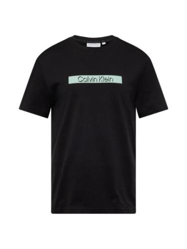 Calvin Klein Bluser & t-shirts  pastelgrøn / sort