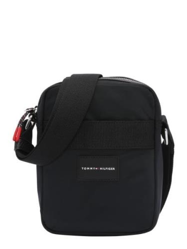 TOMMY HILFIGER Skuldertaske  rød / sort / hvid