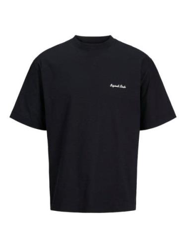 JACK & JONES Bluser & t-shirts 'CHELSEA'  sort / hvid