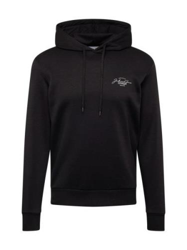 JACK & JONES Sweatshirt 'JJFErris'  sort / hvid