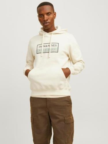 JACK & JONES Sweatshirt 'JORFrederiksberg'  pastelgrøn / sort / uldhvi...