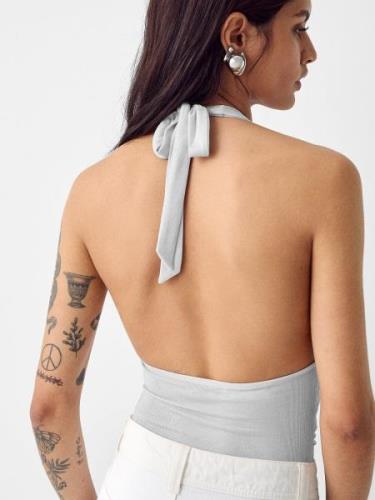 Bershka Shirtbody  sølv