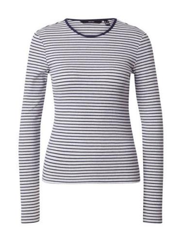 VERO MODA Shirts 'VMCHLOE'  navy / lysegrå