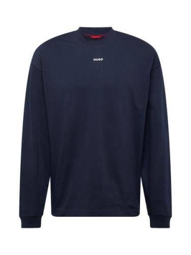 HUGO Sweatshirt 'Daposo'  navy / hvid