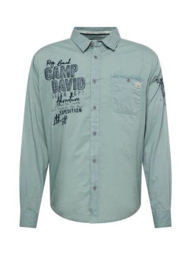 CAMP DAVID Skjorte  mint / sort