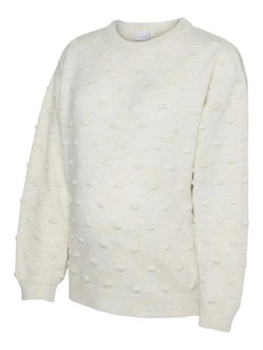 MAMALICIOUS Pullover 'MLRobin'  pastelgul / lysegrå