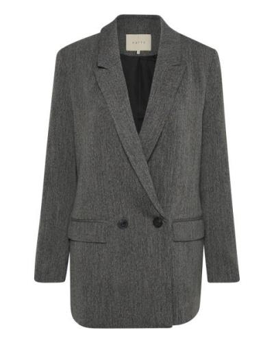 Kaffe Blazer 'Josie'  grå / grå-meleret