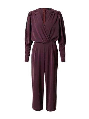 AX Paris Jumpsuit  vinrød