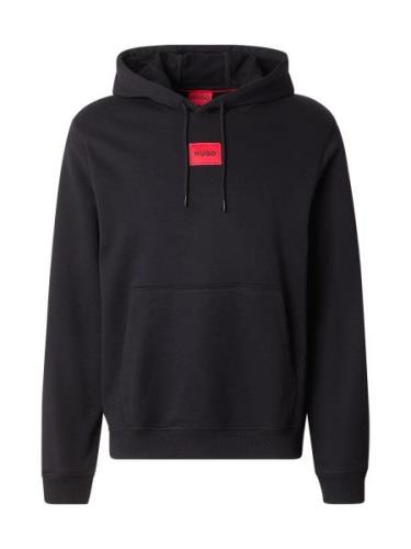 HUGO Sweatshirt 'Daratschi214'  rød / sort