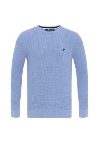 DENIM CULTURE Pullover 'ALJAMAIN'  lyseblå