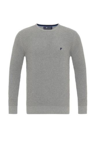 DENIM CULTURE Pullover 'Aljamain'  grå-meleret