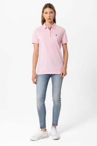 DENIM CULTURE Shirts 'LEONA'  natblå / lys pink