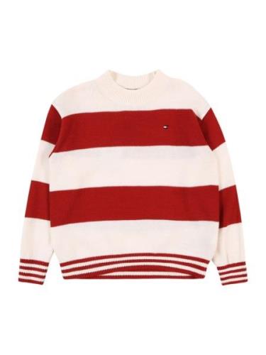 TOMMY HILFIGER Pullover  lysebeige / mørkerød