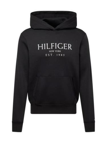 TOMMY HILFIGER Sweatshirt  sort / hvid