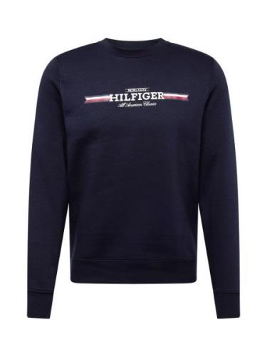 TOMMY HILFIGER Sweatshirt  navy / rød / offwhite