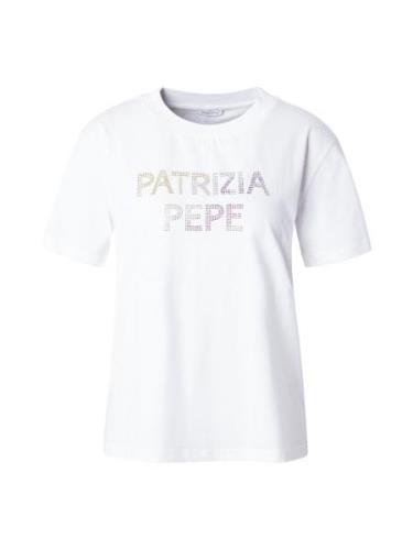 PATRIZIA PEPE Shirts 'MAGLIA'  gul / lilla / hvid