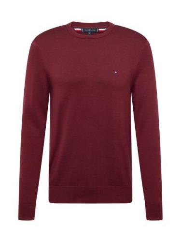 TOMMY HILFIGER Pullover 'ESSENTIAL'  carminrød