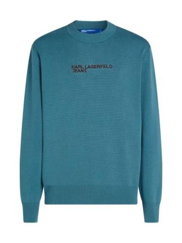 KARL LAGERFELD JEANS Sweatshirt  turkis / sort