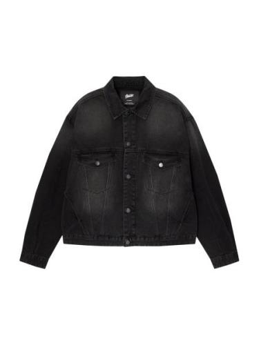 Pull&Bear Overgangsjakke  black denim