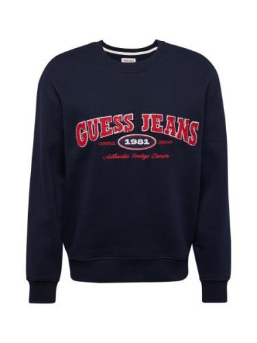 GUESS JEANS Sweatshirt  navy / rød / hvid