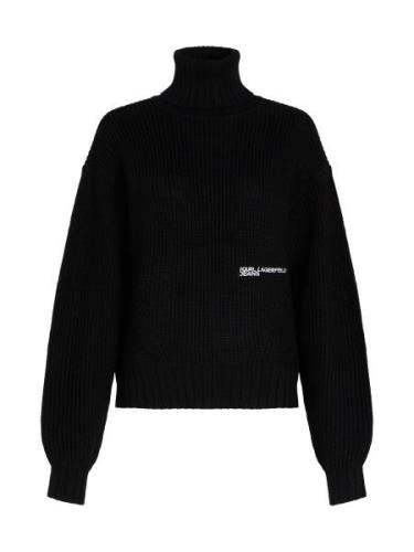 KARL LAGERFELD JEANS Pullover  sort / hvid