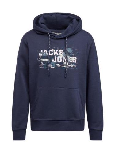 JACK & JONES Sweatshirt 'JCOOutdoor'  marin / mint / pastelpink / hvid