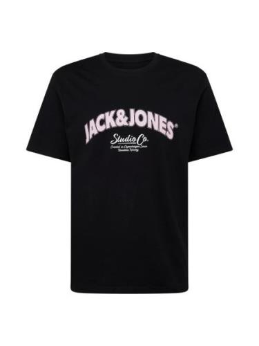 JACK & JONES Bluser & t-shirts 'JORBRONX'  pastellilla / sort