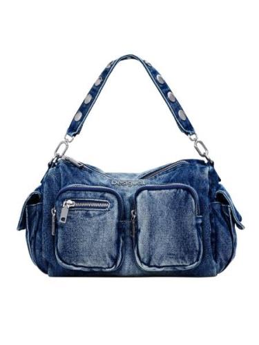 Desigual Håndtaske  blue denim / sølv