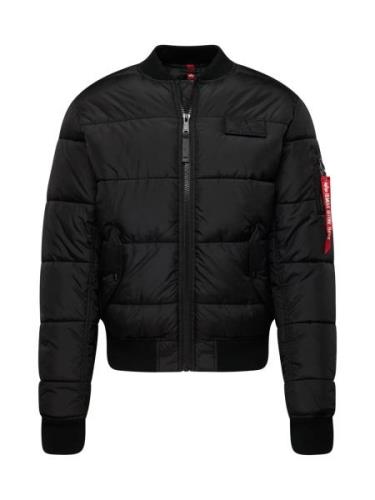 ALPHA INDUSTRIES Vinterjakke 'MA-1'  sort