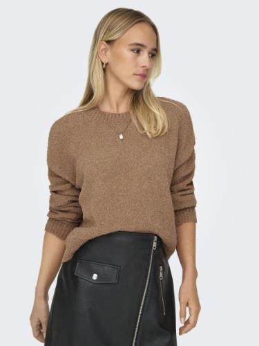 ONLY Pullover 'TERESA'  mørkebeige