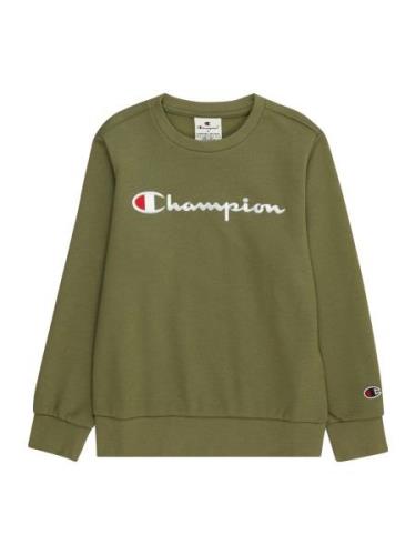 Champion Authentic Athletic Apparel Sweatshirt  oliven / rød / hvid