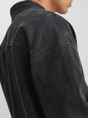 JACK & JONES Skjorte 'JORSantorini'  black denim