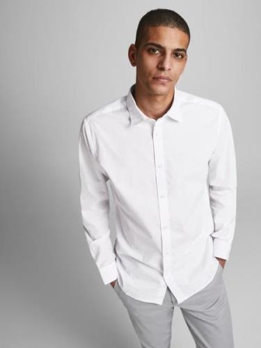 JACK & JONES Forretningsskjorte 'Joe'  sort / hvid