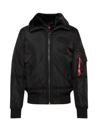 ALPHA INDUSTRIES Overgangsjakke  rød / sort / hvid