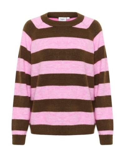 SAINT TROPEZ Pullover 'Garbie'  brun / lys pink