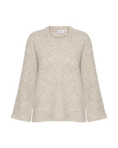 SAINT TROPEZ Pullover 'Gela'  beige-meleret