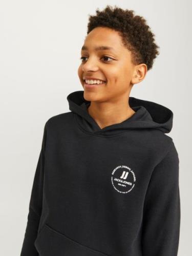 Jack & Jones Junior Sweatshirt 'JJESWIFT'  sort / hvid