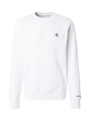 Calvin Klein Jeans Sweatshirt 'Essential'  sort / hvid