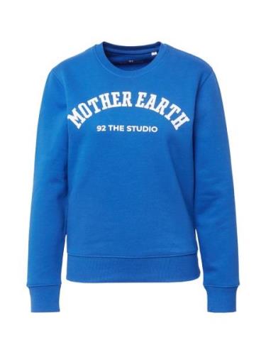 92 The Studio Sweatshirt  himmelblå / hvid