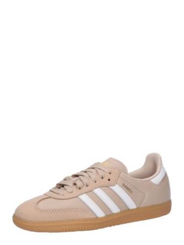 ADIDAS ORIGINALS Sneaker low 'Samba'  taupe / hvid