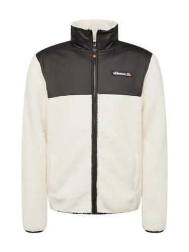 ELLESSE Fleecejakke 'Cristofi'  creme / sort