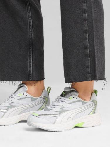 PUMA Sneaker low 'Puma'  lime / sølv / hvid