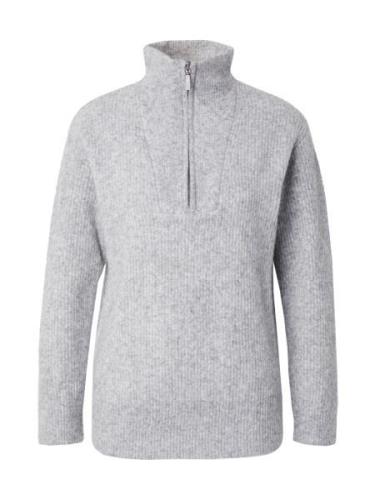 PULZ Jeans Pullover 'ASTRA'  lysegrå