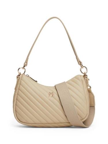 TOMMY HILFIGER Skuldertaske  beige / guld