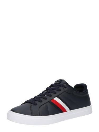 TOMMY HILFIGER Sneaker low 'ICON COURT'  navy / blodrød / hvid