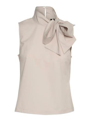 Vero Moda Petite Bluse 'VMSOLONA'  stone