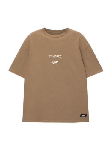 Pull&Bear Bluser & t-shirts  sand / offwhite