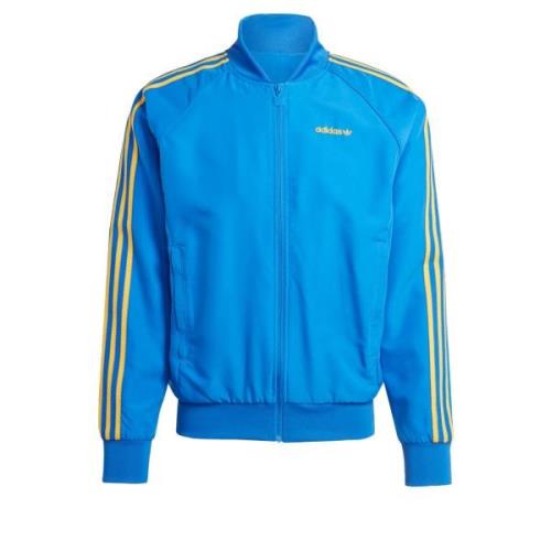 ADIDAS ORIGINALS Sweatjakke  blå / gul