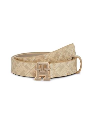 TOMMY HILFIGER Bælte  beige / creme / guld